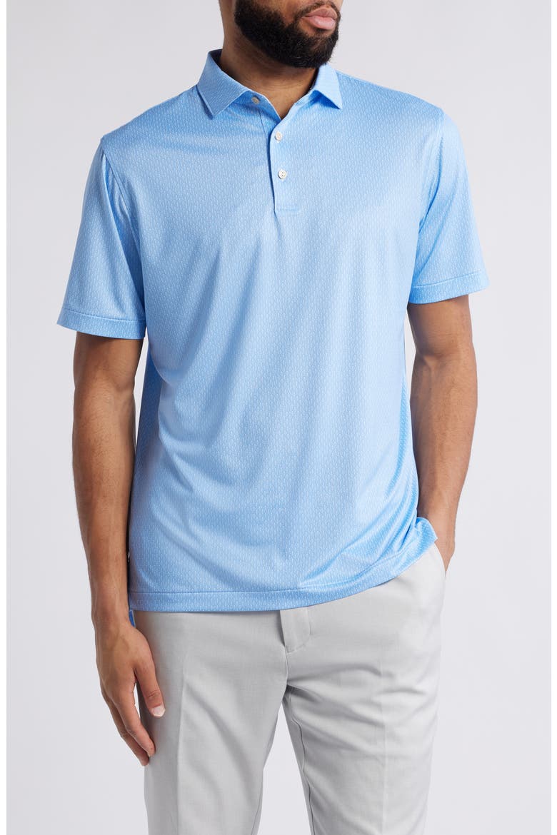 Shake It Up Performance Jersey Polo, Main, color, COTTAGE BLUE