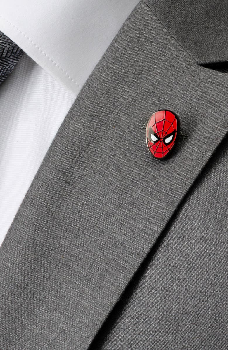 Cufflinks, Inc. Spider-Man Crew Socks & Cuff Links Set, Alternate, color,