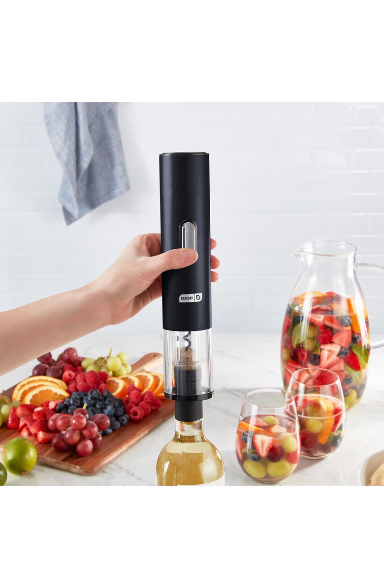 Dash Serve & Preserve Electric Wine Set, Alternate, color, Black