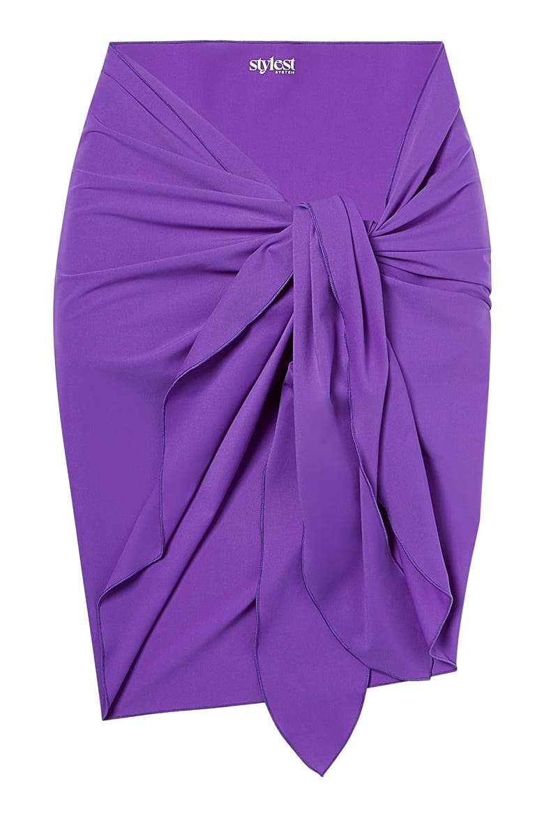 DreamSculpt Swim Sarong, Alternate, color, Purple