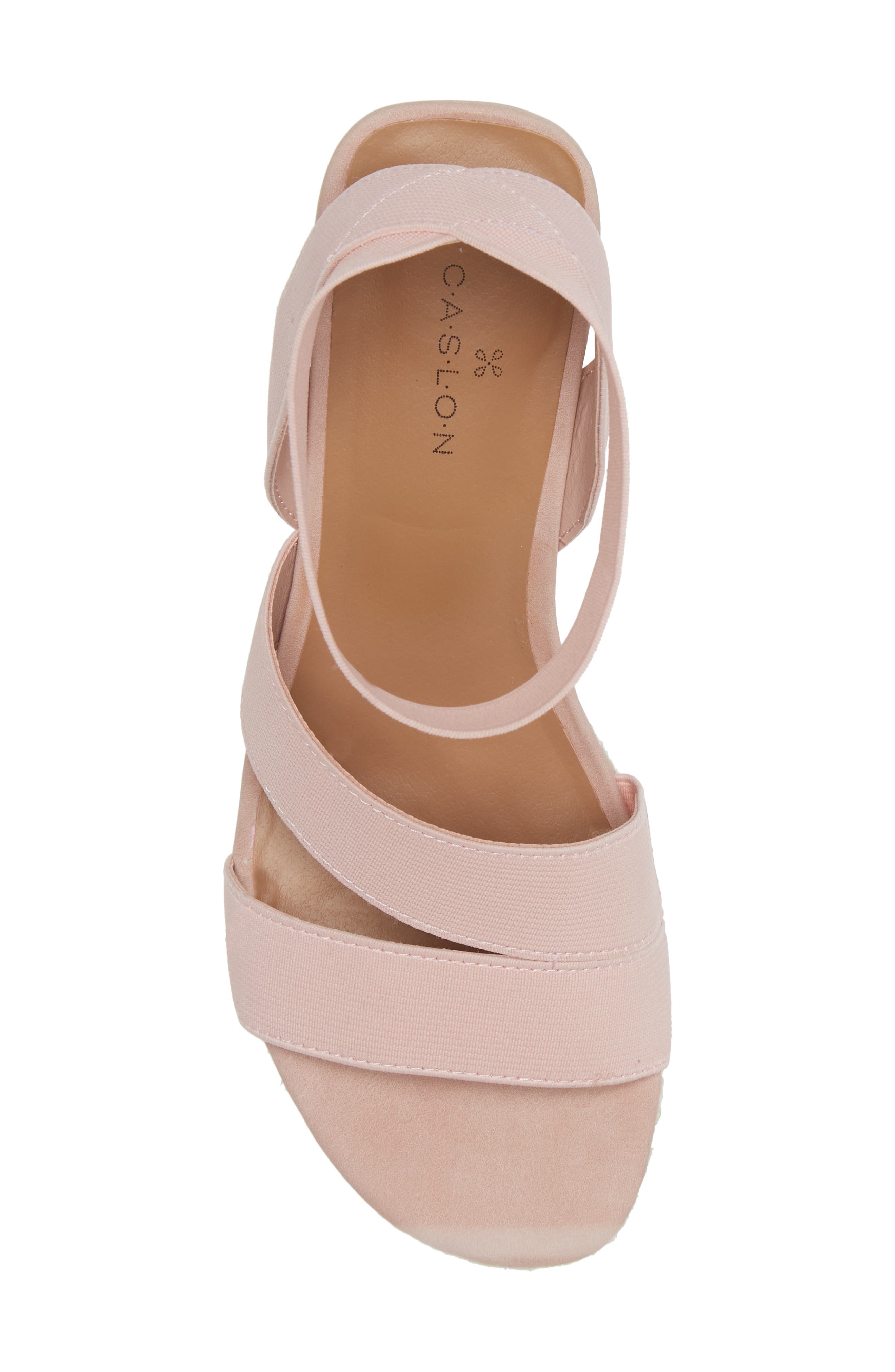 Libbie Wedge Sandal, Alternate, color, PINK SMOKE