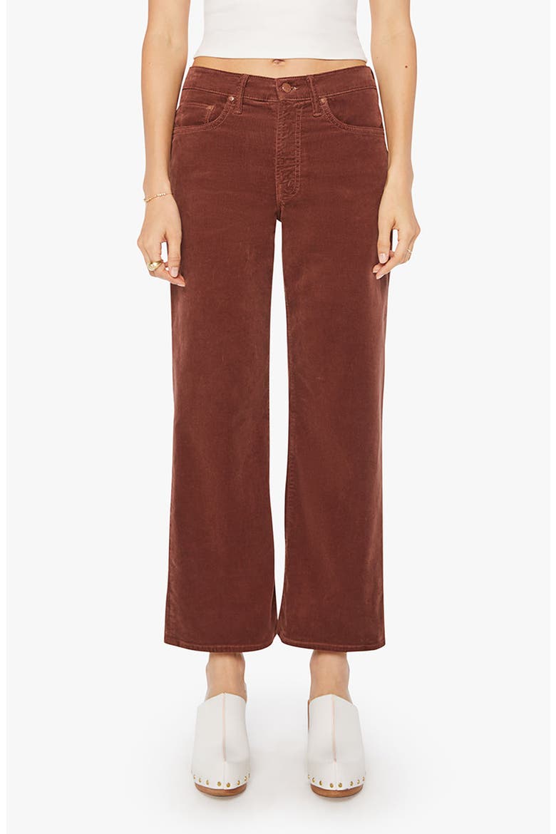 The Maven Mid Rise Ankle Wide Leg Corduroy Pants, Main, color, HOPSCOTCH- AZTEC