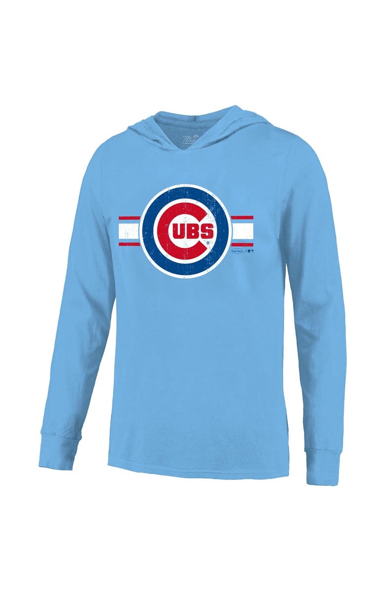 Majestic Threads Men's Majestic Threads Pete Crow-Armstrong Light Blue Chicago Cubs Lightweight Name & Number Hoodie, Alternate, color, Light Blue