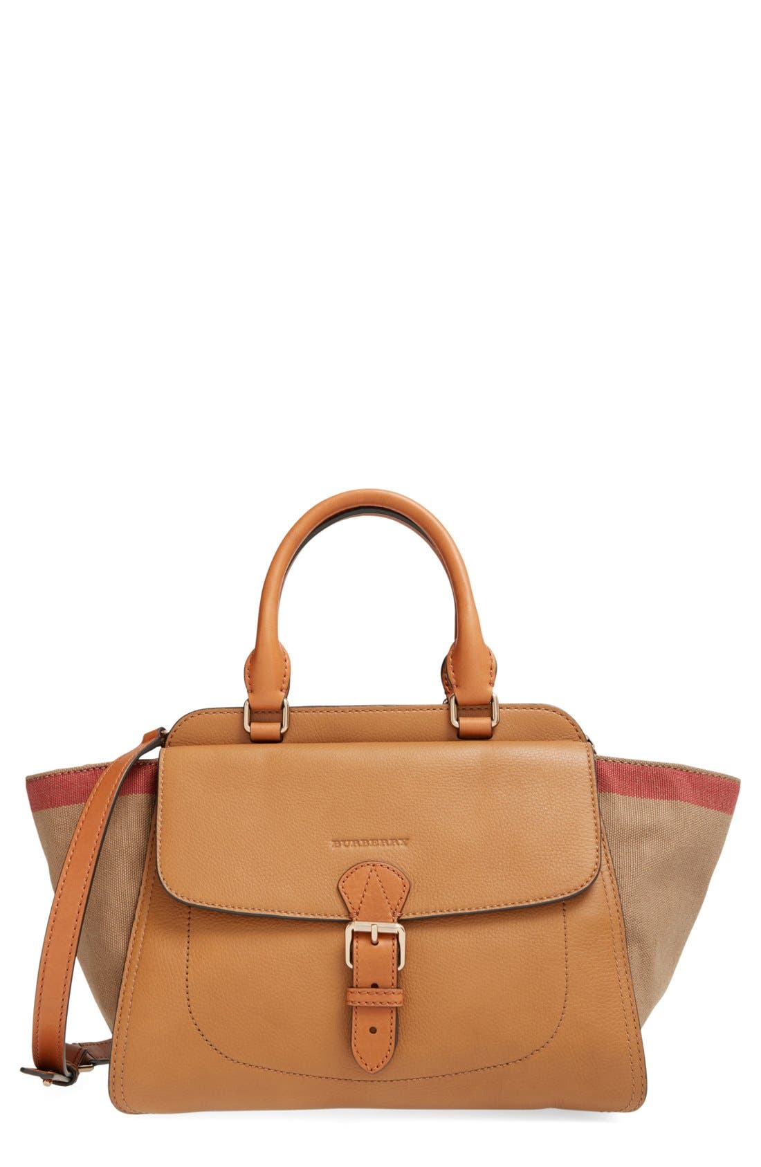 Burberry 'Medium Harcourt' Satchel, Main, color, 