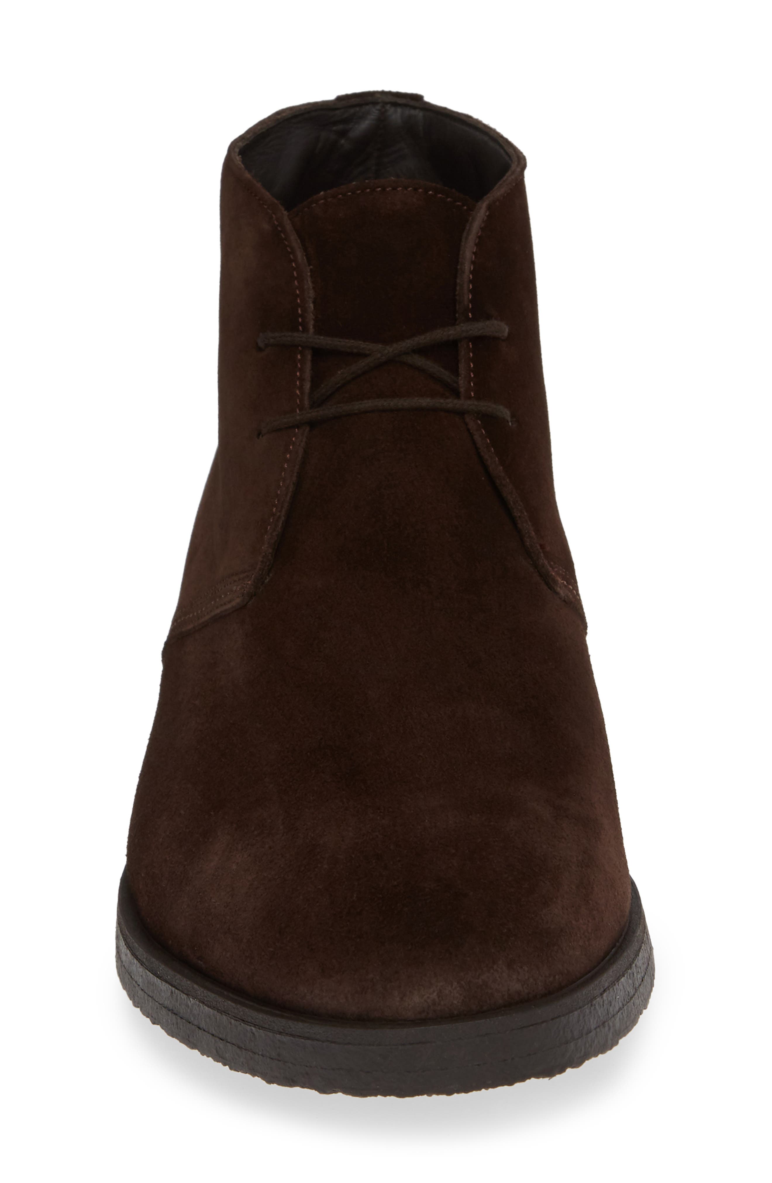 Boston Chukka Boot, Alternate, color, BROWN SUEDE/ LEATHER