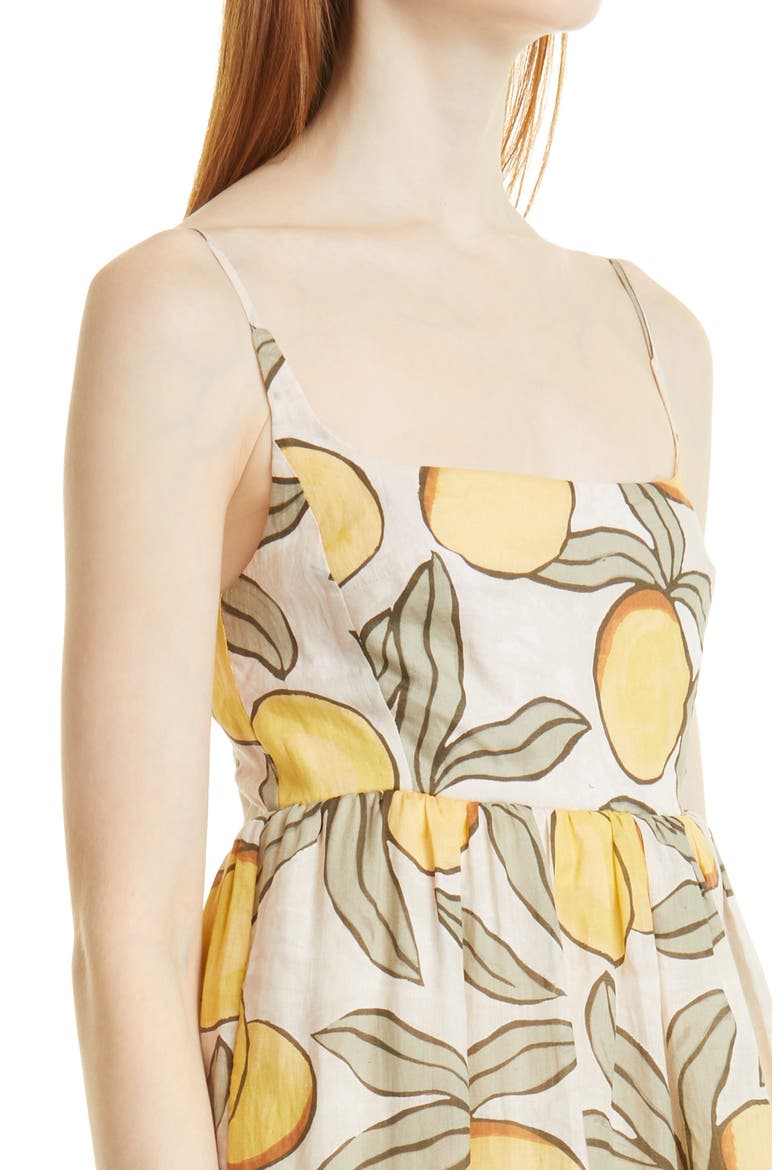 Empire Waist Dress, Alternate, color, MARZIPAN COMBO