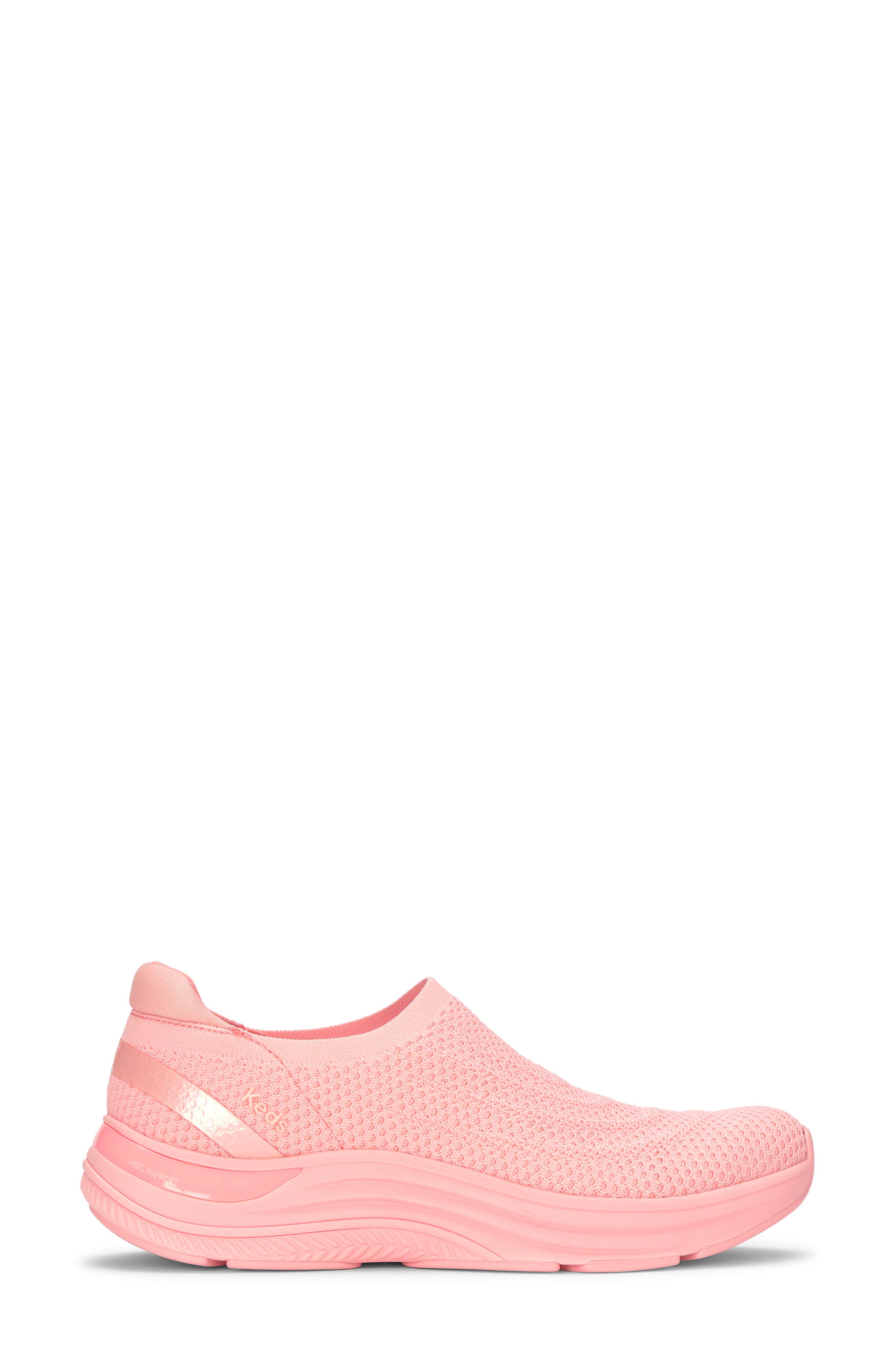 Slip-On Sneaker, Alternate, color, NEON CORAL