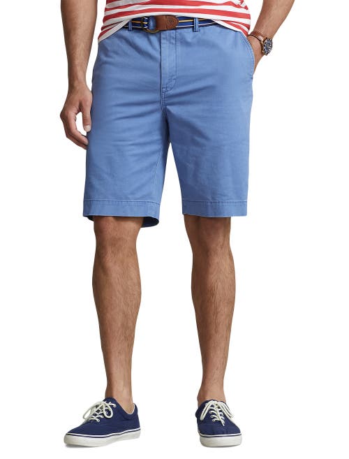 Polo Ralph Lauren Big & Tall Stretch Twill Shorts In Nimes Blue