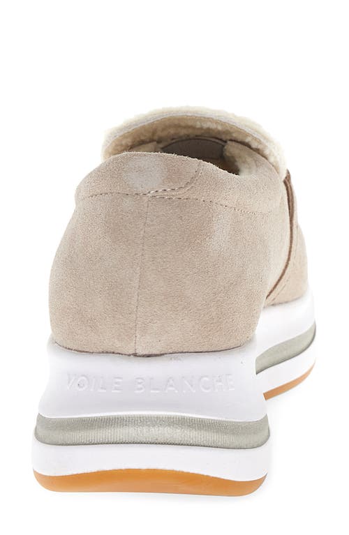 Voile Blanche Merry Genuine Shearling Loafer In Neutral