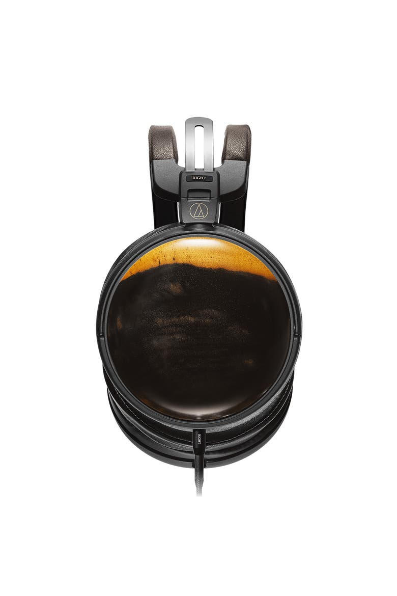 ATH-AWKG Closed-Back Kurogaki Over-Ear Headphones, Alternate, color, Walnut