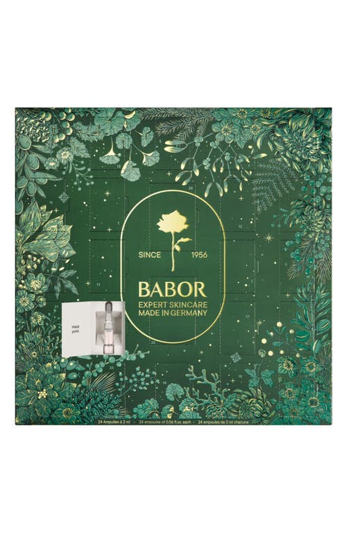 Babor 24-day Ampoule Advent Calendar $157 Value In Transparent