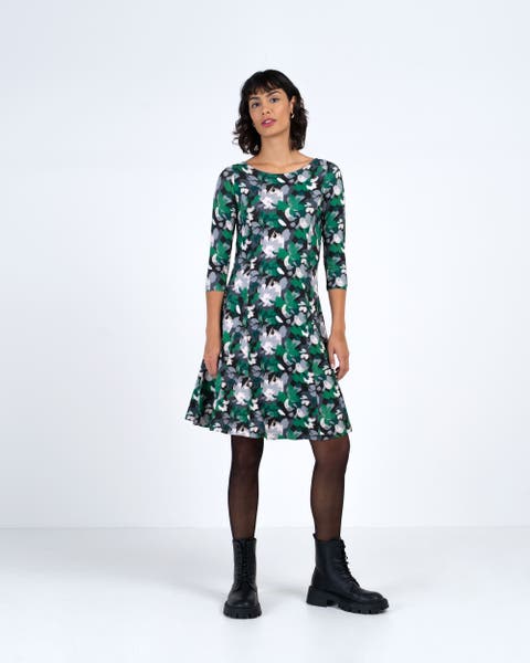 Brushed Floral Dress