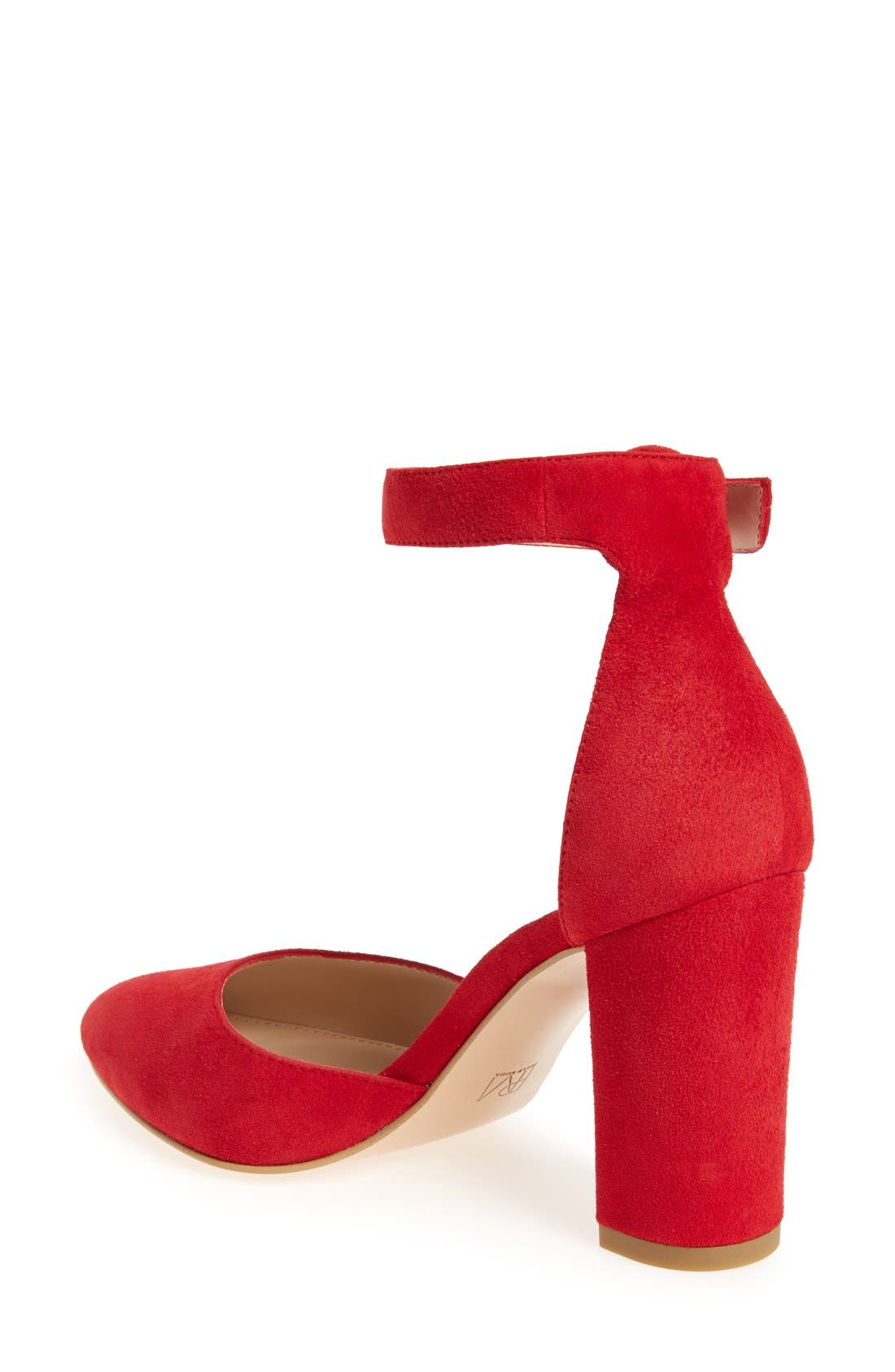 Fritz d'Orsay Pump, Alternate, color, LIPSTICK RED LEATHER