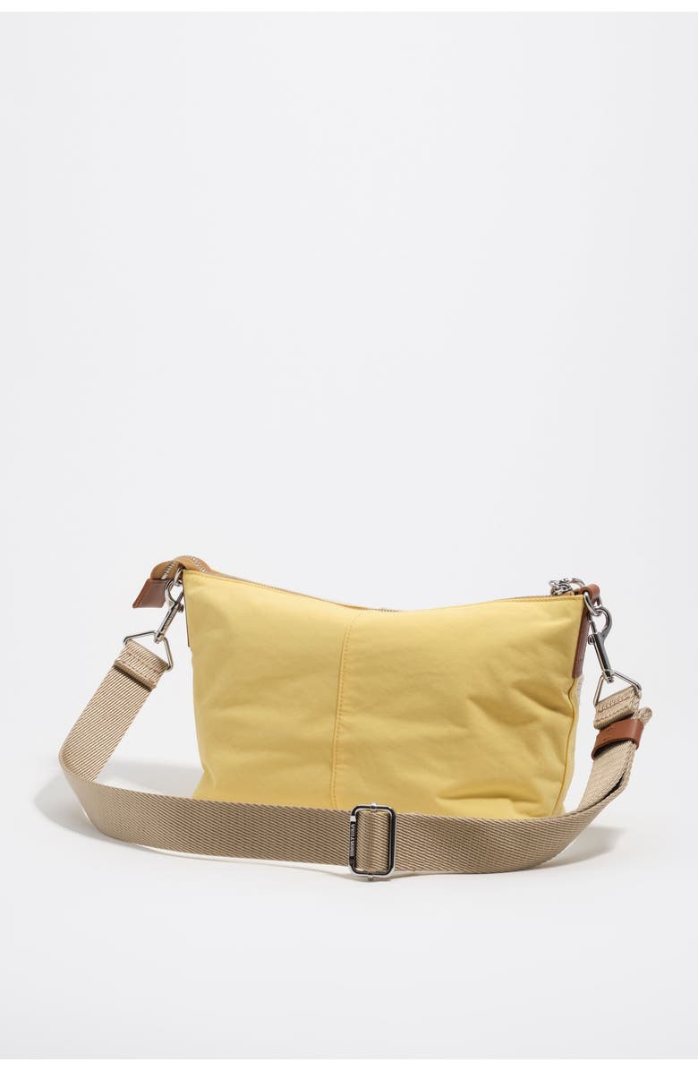 Bimba y Lola Small Banana Nylon Trapecio Bag, Alternate, color, Banana