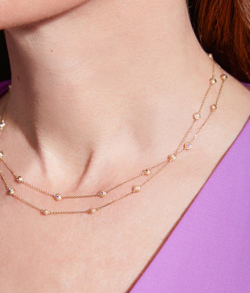 Campbell + Charlotte Evolve Station Necklace In Gold