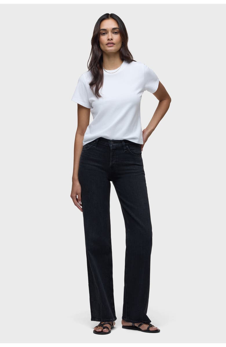 Hudson Jeans Rosie Wide Leg, Alternate, color, Fabulous Black
