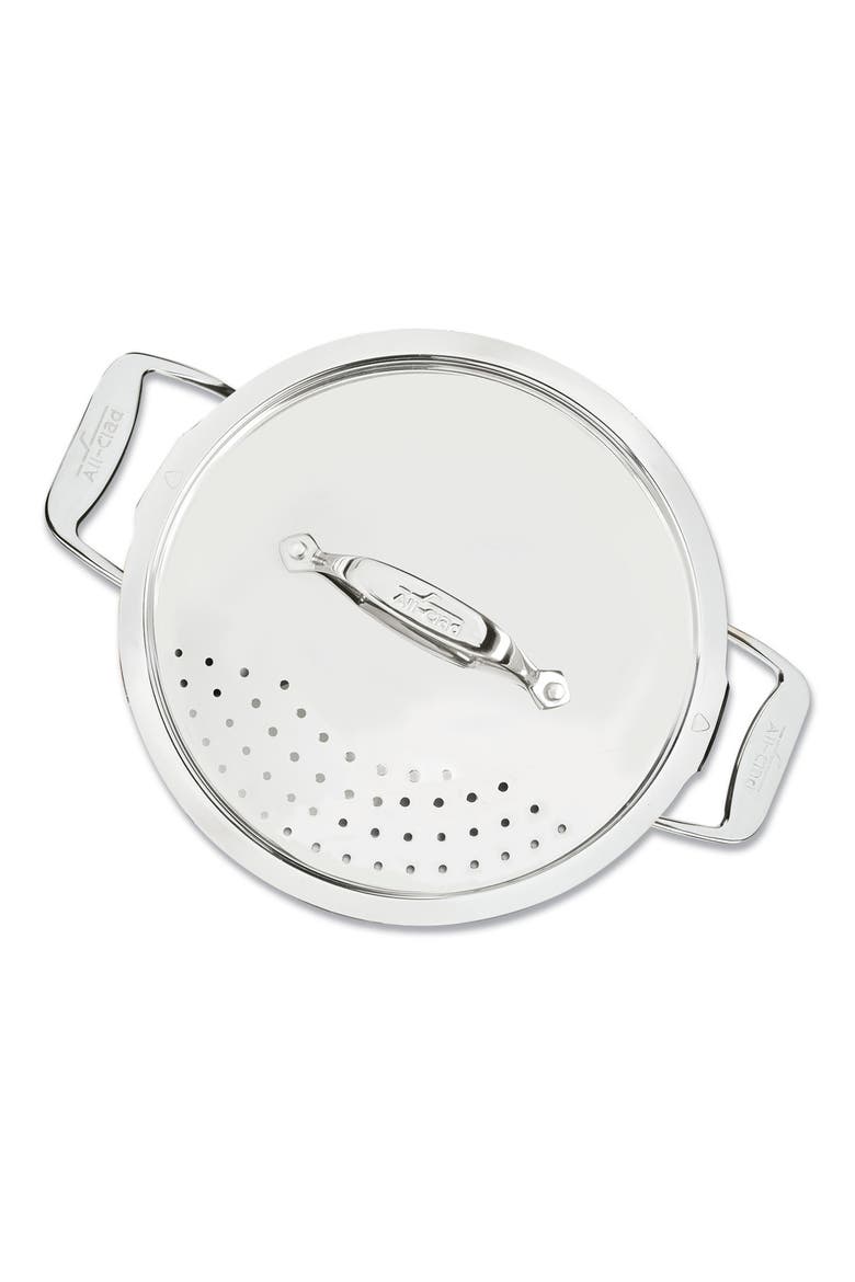 Simply Strain 6-Quart Multipot with Strainer Lid, Alternate, color, SILVER