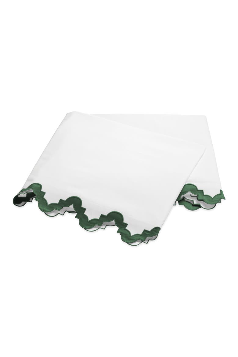 Aziza Flat Sheet, Main, color, GREEN