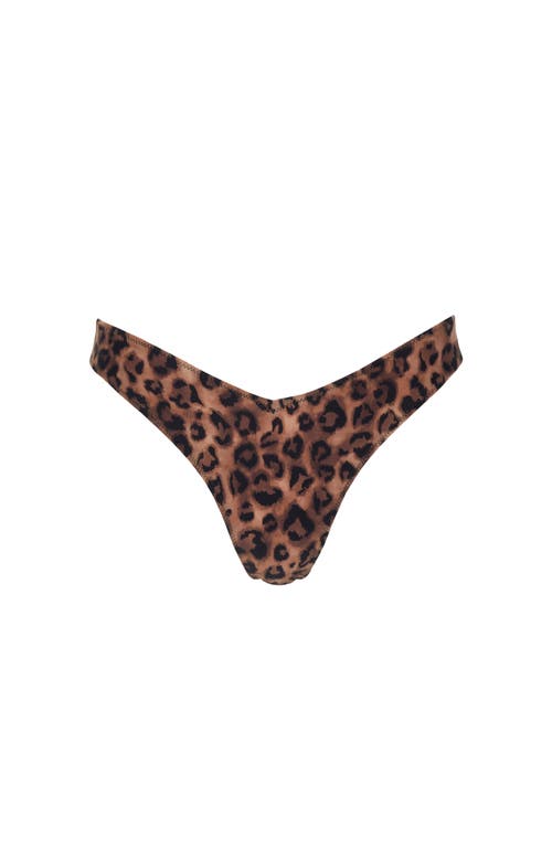 Sunkissed Le Sporty V-front Bikini Bottom In Leopard