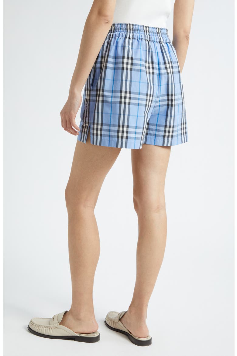 Evelyn Check Shorts, Alternate, color, CORNFLOWER BLUE CHECK