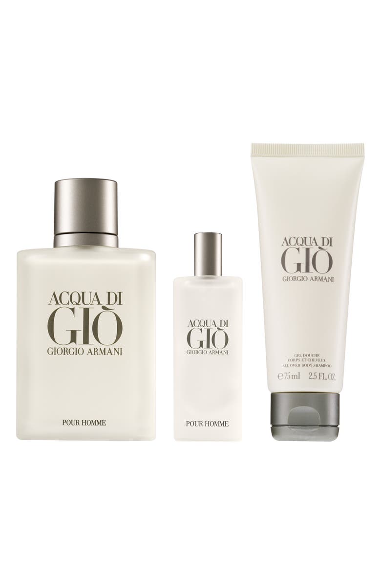ARMANI beauty Acqua di Gió pour Homme Eau de Toilette Set $140 Value, Alternate, color, 