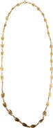 MADISON BEVERLY HILLS Vintage 1960s Goldtone Filigree Leaf link Necklace