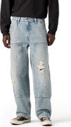 Levi's 568 Loose Ripped Straight Leg Double Knee Jeans
