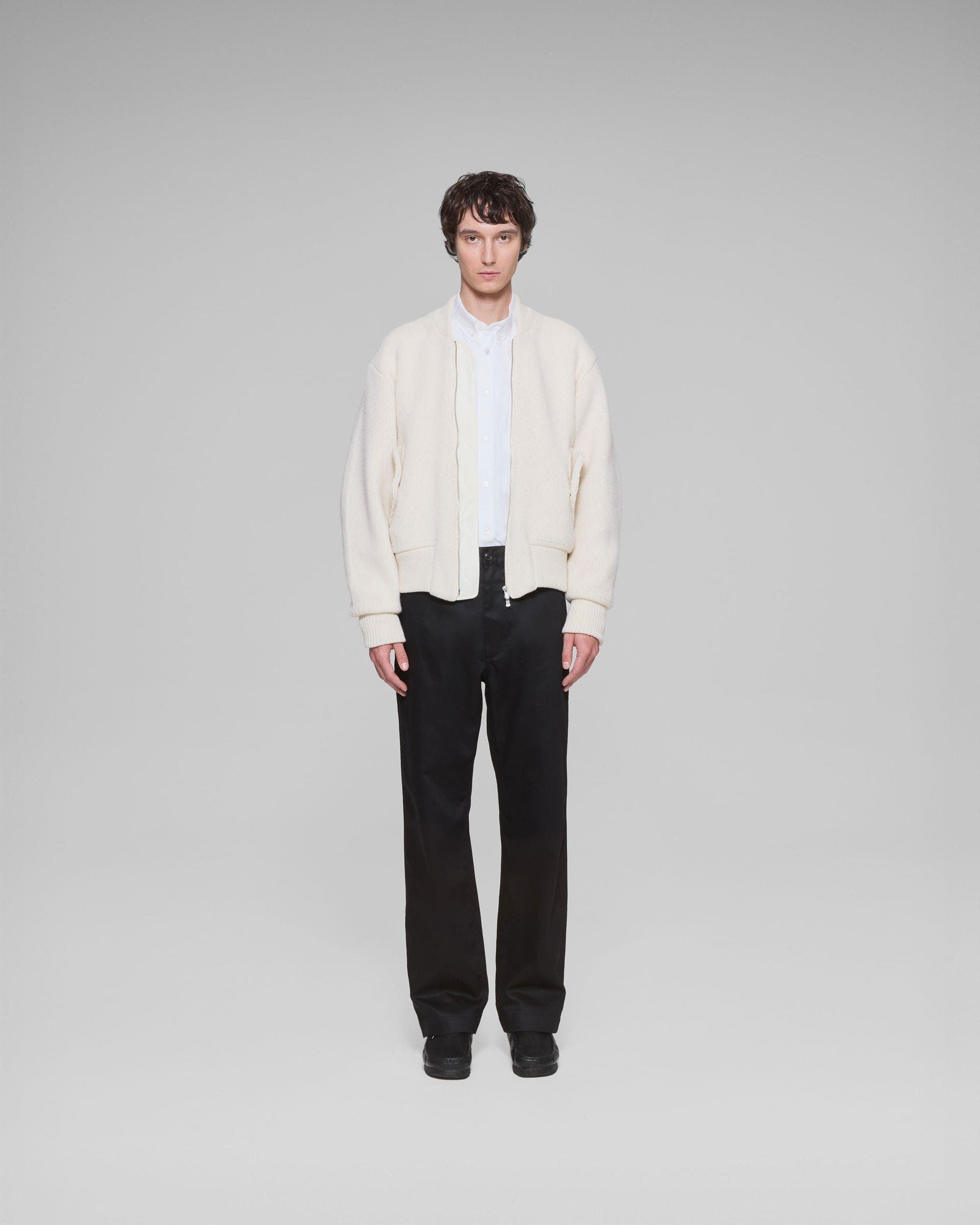 Handstitch Knitted Bomber Jacket - image 2