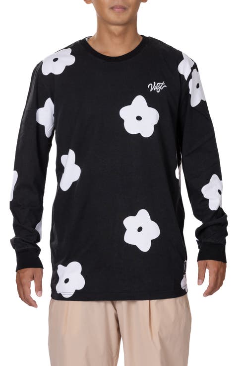 Floral Long Sleeve Graphic T-Shirt
