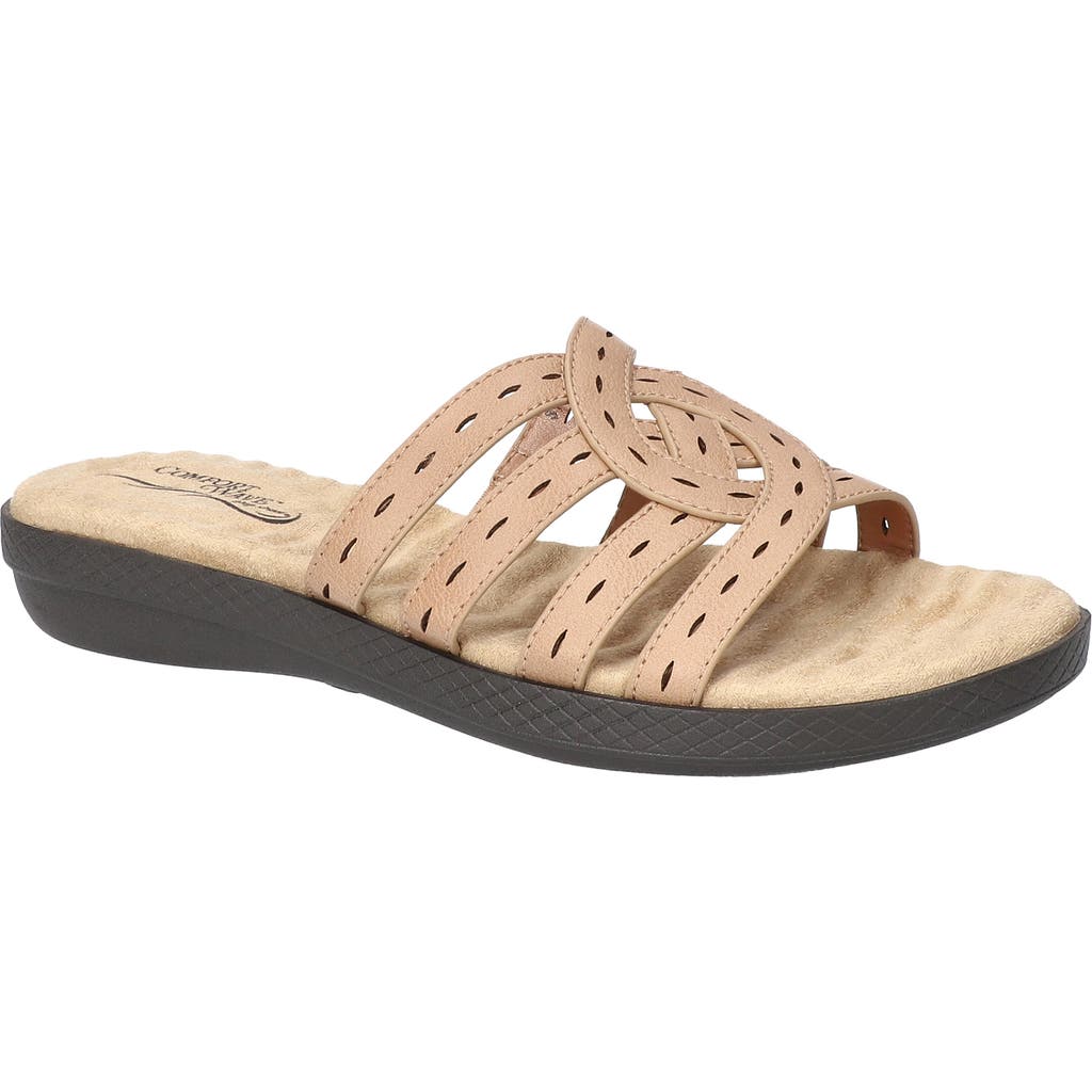 EASY STREET EASY STREET CAMMIE PERFORATED SANDAL