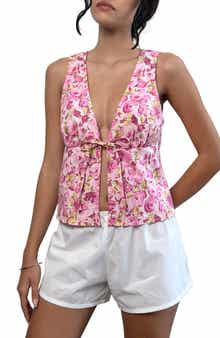 Motel Leda Floral Tank