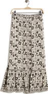 MAX STUDIO Button Front Maxi Skirt