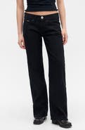 BDG Urban Outfitters Kayla Low Rider Textured Trouser Leg Jeans