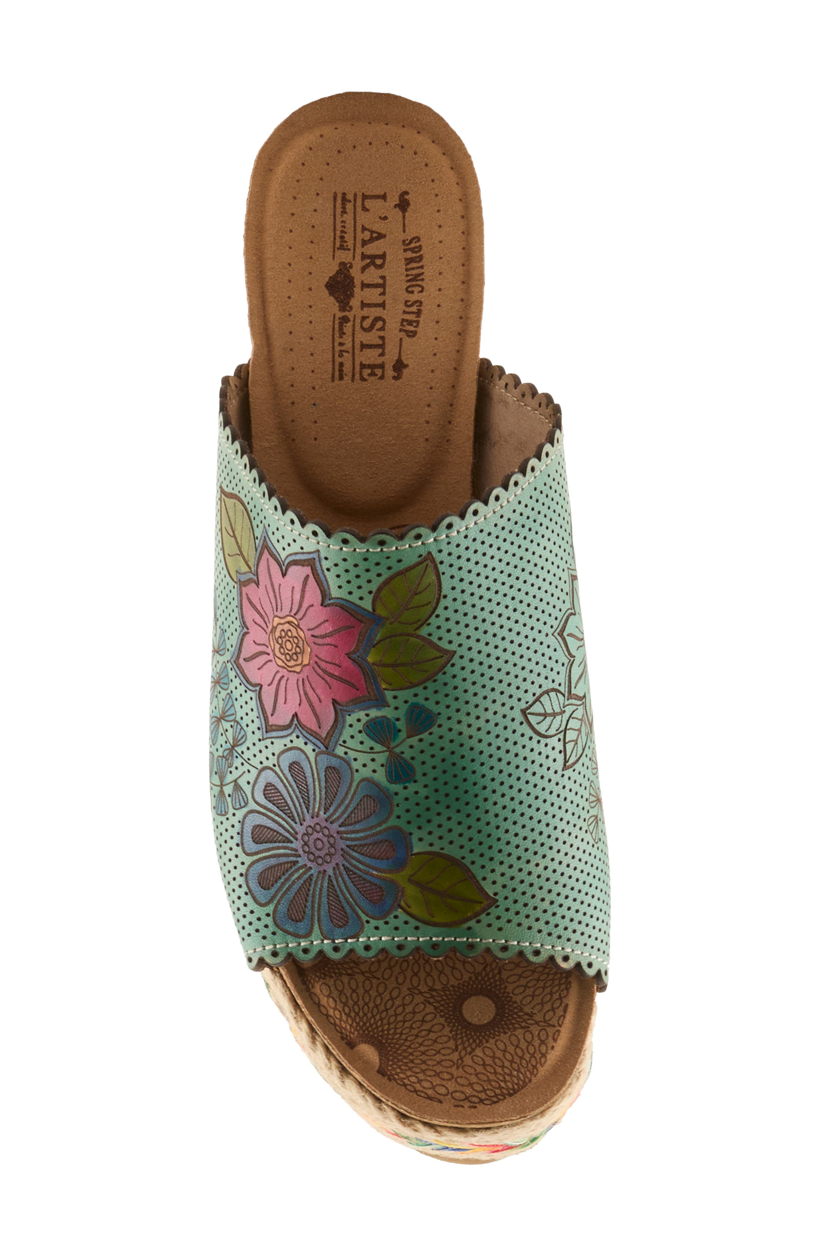 L'Artiste by Spring Step Delraybeach Platform Wedge Sandal, Alternate, color, 