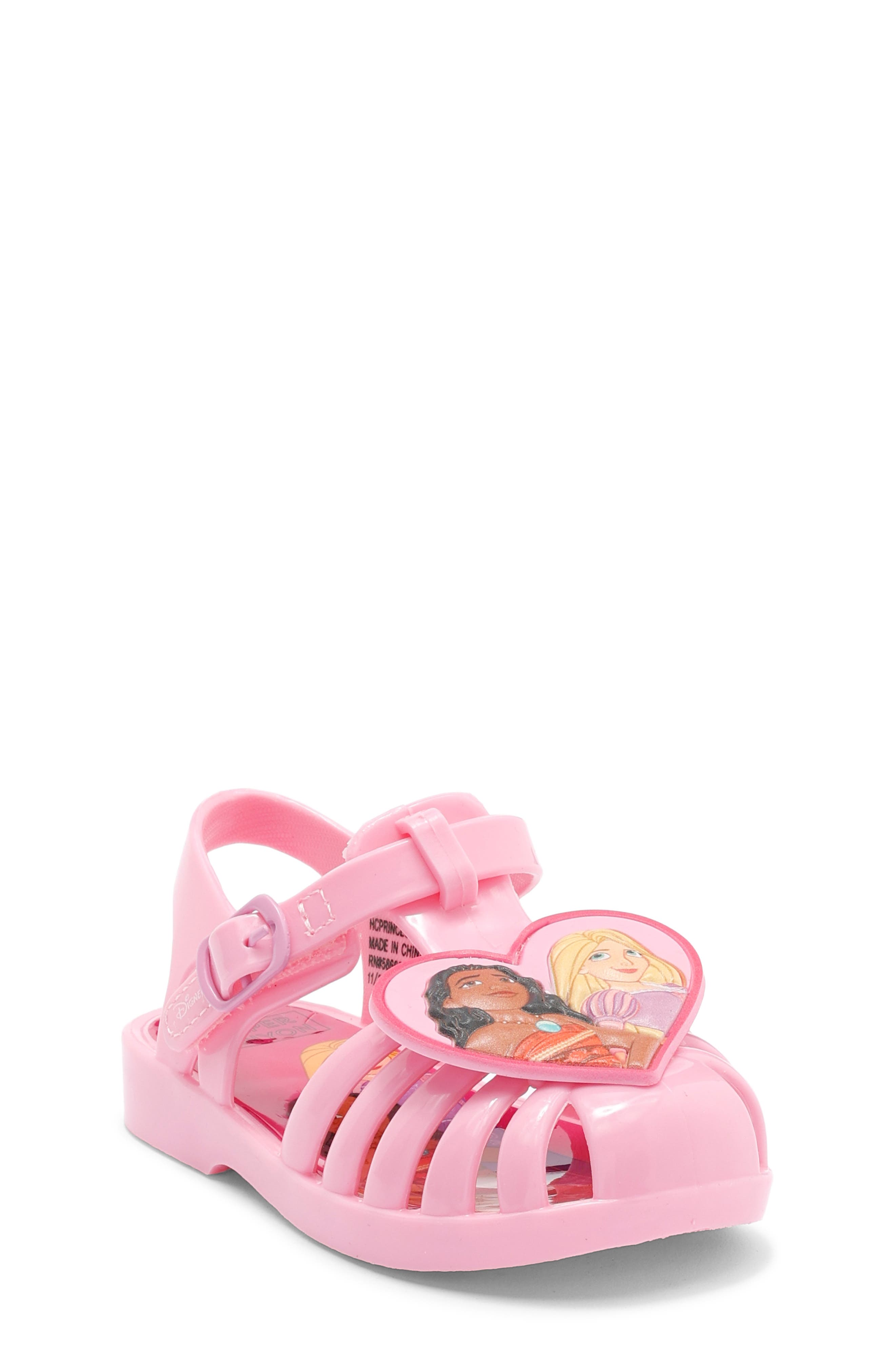 Harper Canyon Disney Princess Jelly Sandal, Main, color, Pink