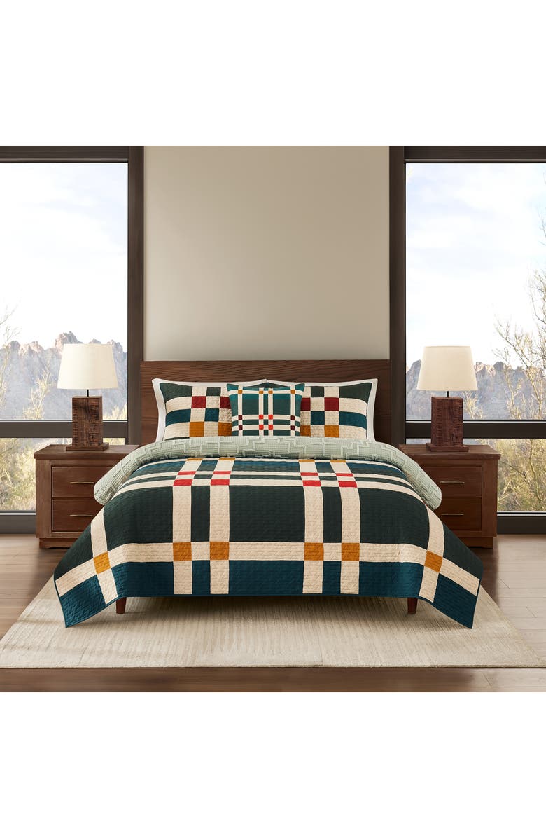 Pendleton Four Square Quilt & Shams Set, Alternate, color, 