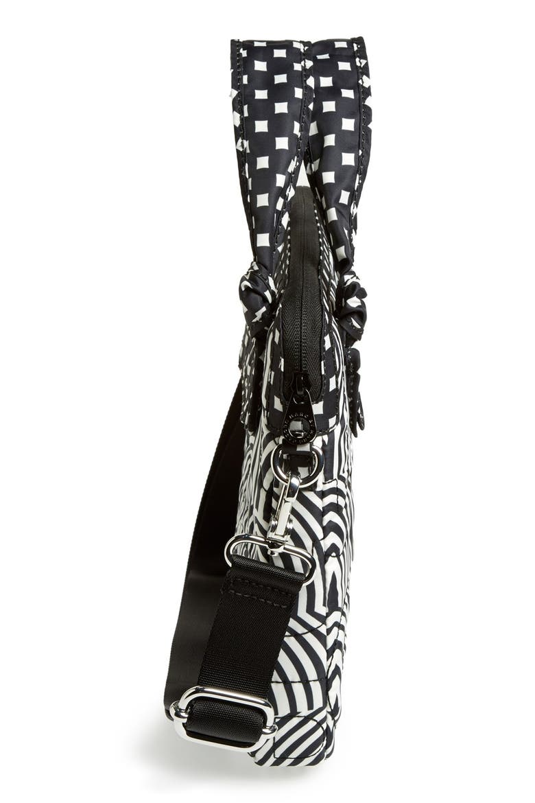 MARC BY MARC JACOBS 'Pretty Nylon Gamma Ray - Computer Commuter' Bag, Alternate, color, BLACK MULTI