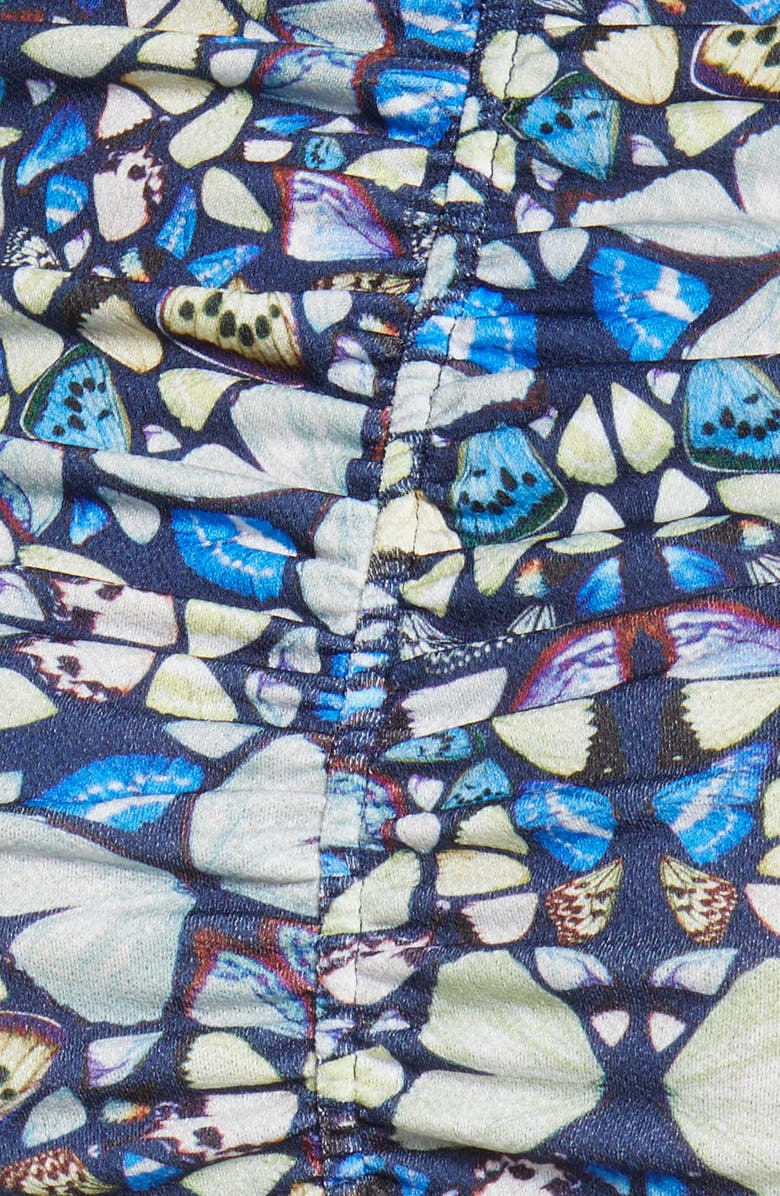 Ted Baker London Gianie Gathered Skinny Long Sleeve Top, Alternate, color,