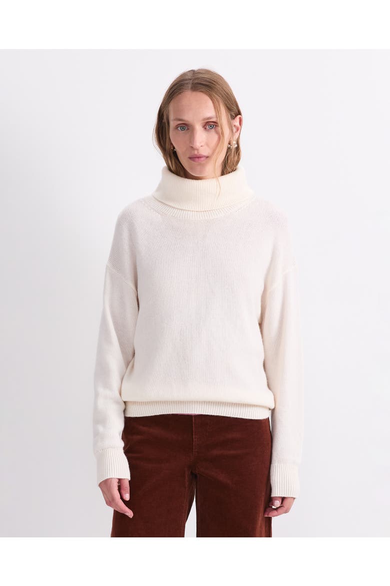 Sunshine Roll Neck Jumper, Main, color, Winter White