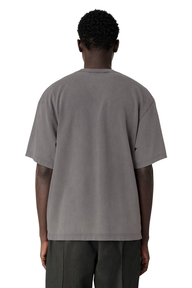 Distort Washed T-Shirt, Alternate, color, Steel Grey