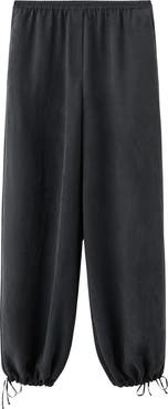 MANGO Elastic Waist Balloon Pants