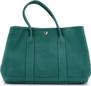 Pre-Owned Hermes Garden Party Tote Leather 36