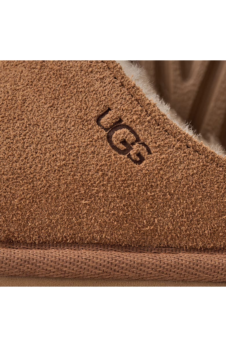 UGG<sup>®</sup> Kids' Greenport Genuine Shearling Lined Slide Sandal, Alternate, color, Chestnut