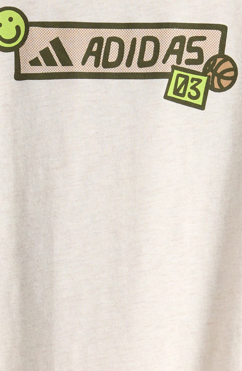 adidas Kids' Outdoor Graphic T-Shirt, Alternate, color, Tan Heather