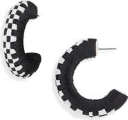 Cara Bow Fringe Crystal Statement Stud Earrings