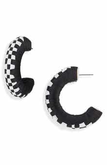 Cara Bow Fringe Crystal Statement Stud Earrings