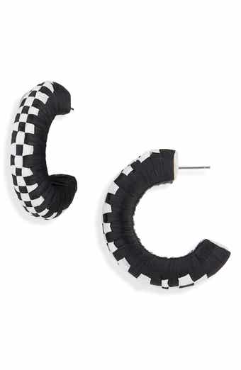 Cara Bow Fringe Crystal Statement Stud Earrings