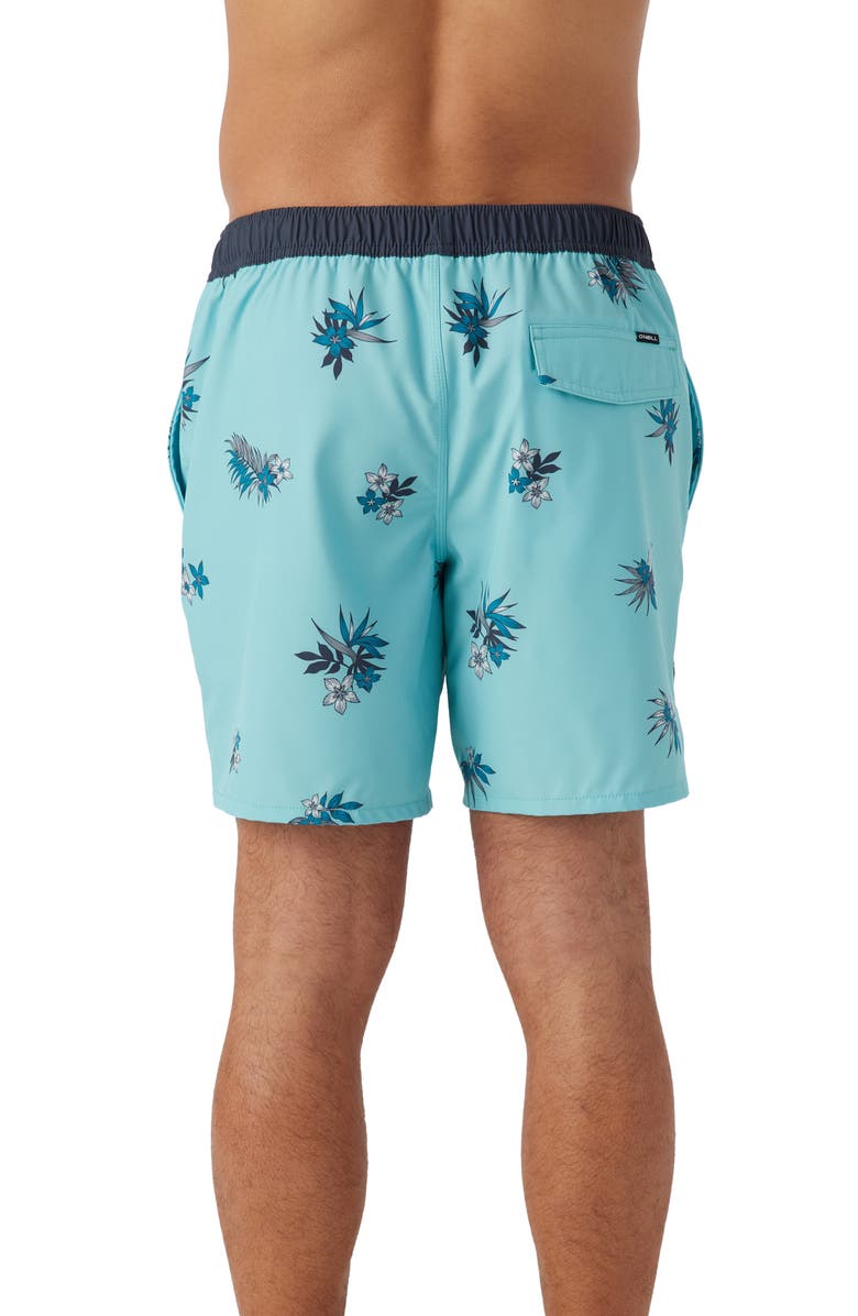 O'Neill Hermosa Swim Trunks, Alternate, color, Aqua Haze