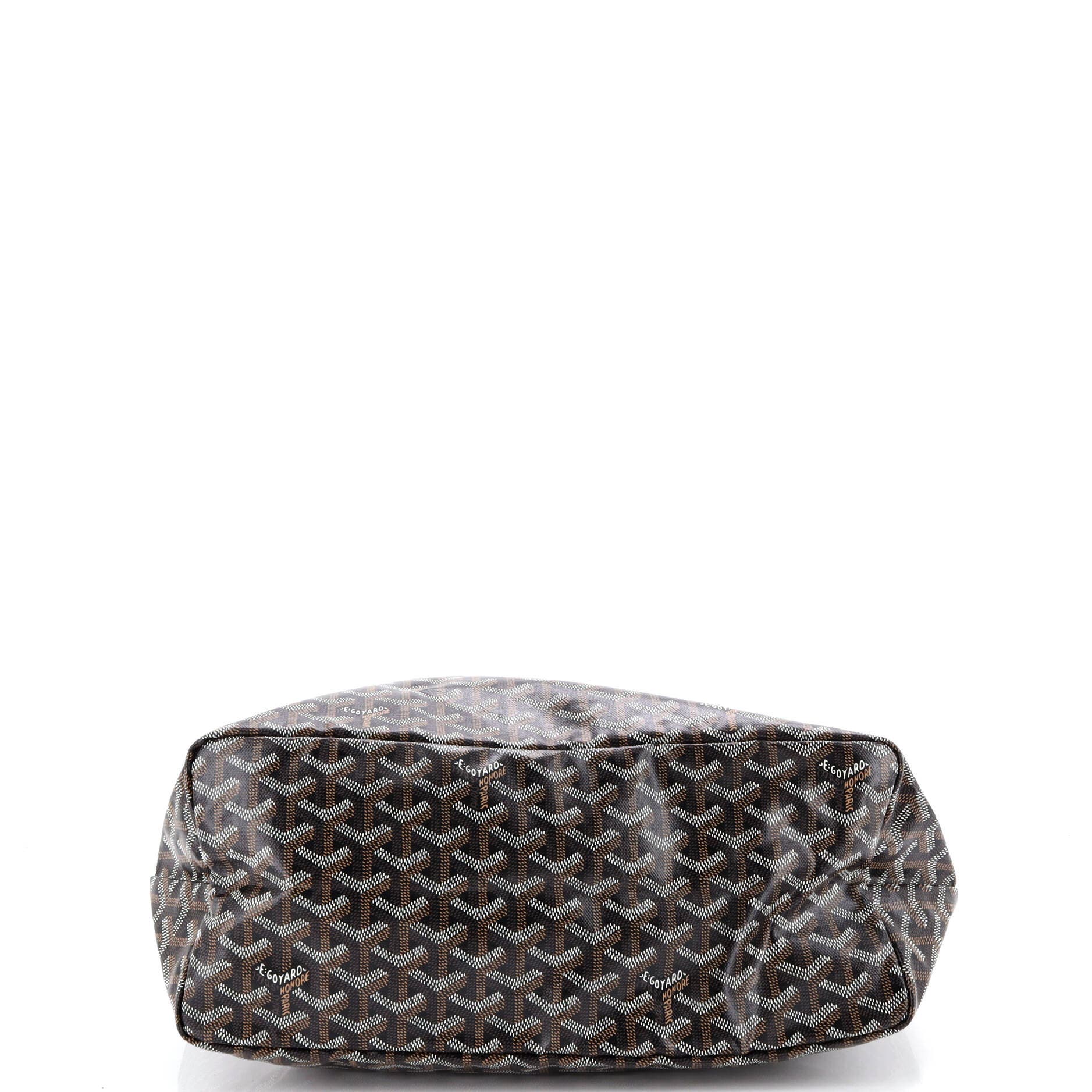 Pre-Owned Goyard Saint Louis Tote Coated Canvas PM, Alternate, color, Black