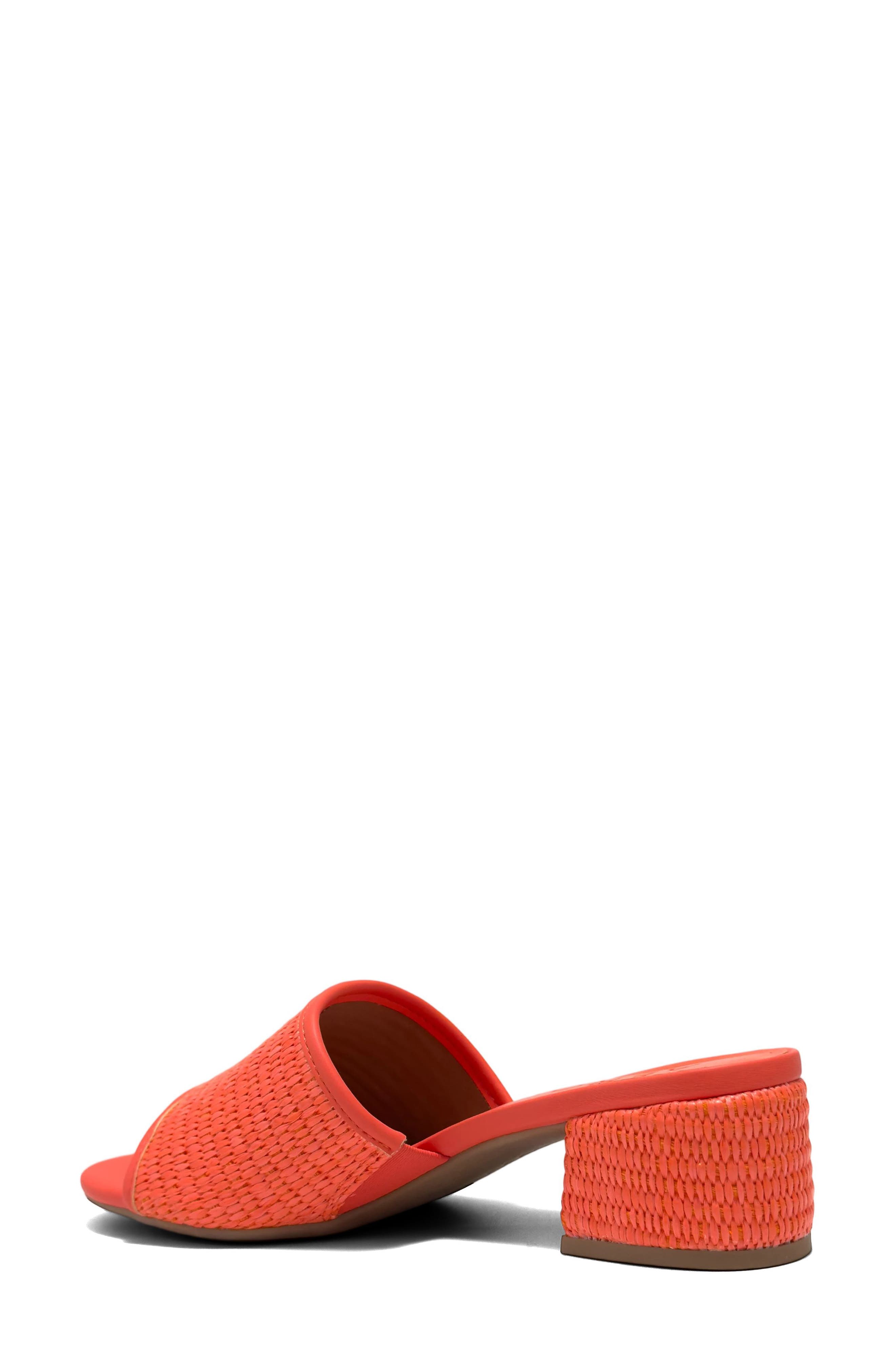 Como Block Heel Sandal, Alternate, color, ORANGE